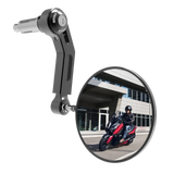 Oxford Premium Aluminium Bar-End Right Mirror // Black