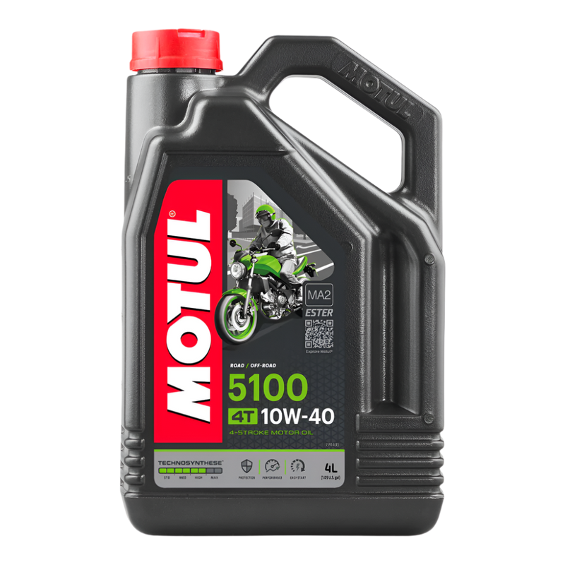 Motul 5100 Semi Synthetic Motorcycle Oil 4T 10W-40 // 4L