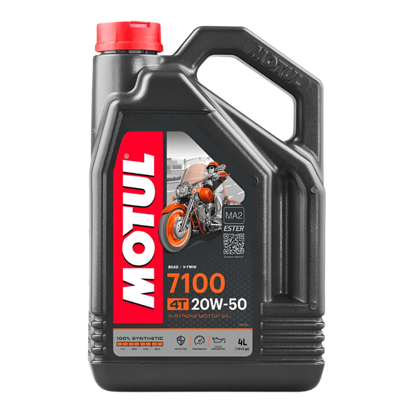 Motul 7100 Full Synthetic Motorcycle Oil 4T 20W-50 // 4L