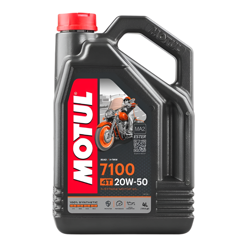 Motul 7100 Full Synthetic Motorcycle Oil 4T 20W-50 // 4L
