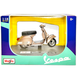 Maisto Vespa 200 Rally del 1972 1:18 Die-Cast Model // Brown