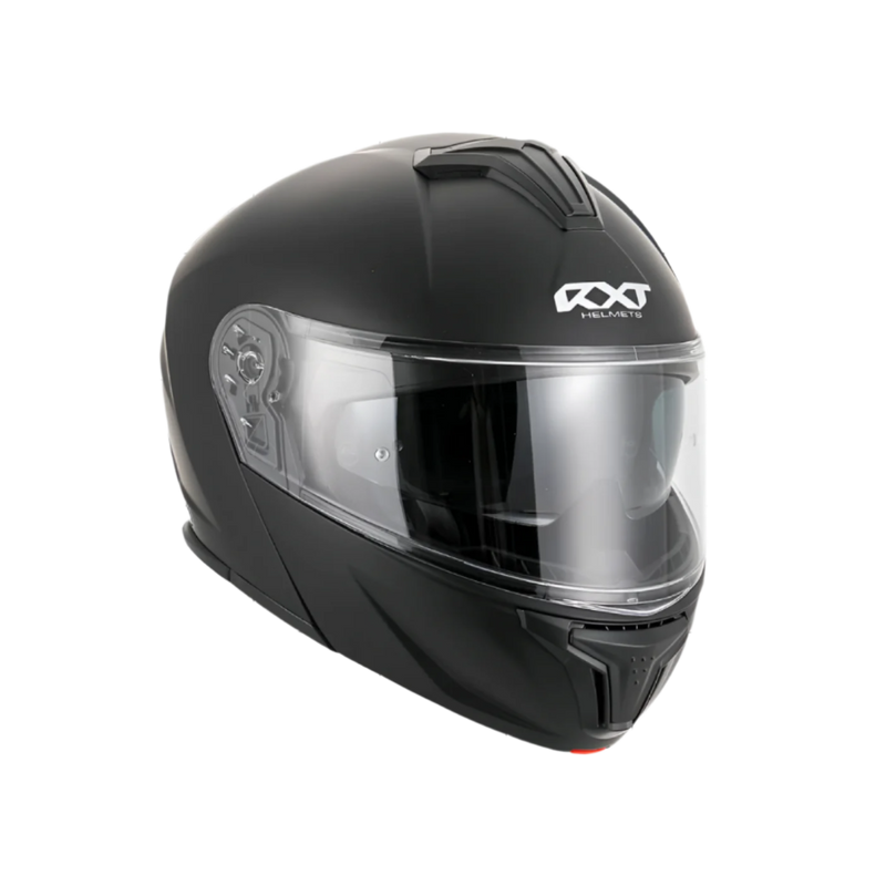 flip face motorcycle helmets australia RXT 918 Flip-Up // Matte Black – Cyclecraft Motorcycles