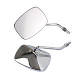 Whites Aprilia Habana Mirrors Left // Chrome