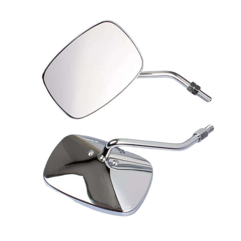 Whites Aprilia Habana Mirrors Left // Chrome