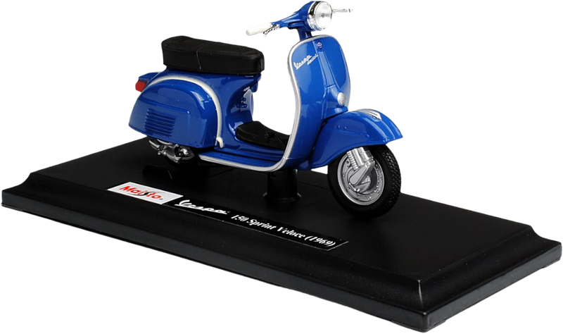 Maisto Vespa 150 Sprint Veloce 1:18 Die-Cast Model // Blue